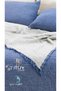 100% Cotton Single Bedspread Indigo Blue - 5