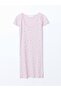 Lcw Dream U-Neck Printed Women's Nightgown - 5