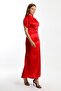Zenera Long Satin Fabric Dress Tns-4334 - 3
