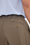 Men's Mink Linen Slim Fit Slim Fit Elastic Waist Flexible Trousers with Side Pockets - 5