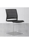 UL UT-C166 Ergonomic Stackable Chair with PP Seat and Chrome Legs for Office, Cafe, Events - 2