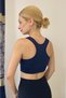 Women's Sports Swimmer Back Crop Top Bustier - 4