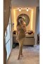 Mesh Textured Knitwear Dress