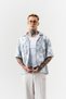 Tears Embossed Print Detailed Shirt