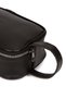 Men's Black Leather Portfolio Clutch Shaving Cosmetic Care and Daily Handbag New277 - 6