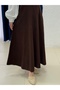 Celia Sulfur Gabardine Gilet-Bn4289 Brown - 3