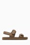 Fabric Sandals with Velcro Tape, Eva Sole - 5