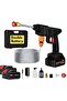 48V Cordless High Pressure Washer with 2 Batteries, Portable Electric Power Washer for Car, Bike