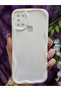 Samsung Galaxy A21S Compatible 3D Wave Edge White Phone Case