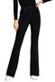 Berrin Women's Black High Waist Stretchy Denim Fabric Flare Jeans - 3