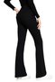 Berrin Women's Black High Waist Stretchy Denim Fabric Flare Jeans - 2