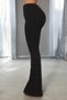 Quess Women's High Waist Black Denim Flare Jeans - 3