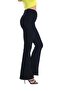 Sammu Women's Black Lycra High Waist Spanish Leg Jeans - 3
