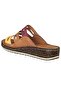 25Y Nbl05 Tan Women's Genuine Leather Daily Slippers - 3
