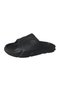 Men's Black Wavy Open Front Bathroom Garden Slippers - 2