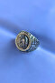 Special Design Masculine Adjustable Men's Ring with Eagle Figure - 3
