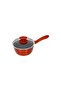 Induction Base Ceramic Natural Coating Sauce Pan, 16 cm, Black, DN16 1732510