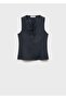 Denim Effect Lace-Up Ball - 3