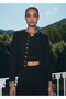 Buttoned Cropped Jacket