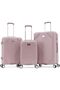 Eugenia Lightweight Spinner Wheel Suitcase with TSA Lock (ROSE PINK, 20-Inch) - 3