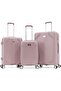 Eugenia Lightweight Spinner Wheel Suitcase with TSA Lock (ROSE PINK, 20-Inch)