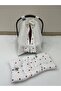 Cream Stroller Cover and Stroller Cushion Set of 2 - 3
