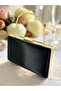 Black Color Glitter Satin Women's Evening Dress Bag Wedding Engagement Graduation