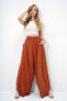 Tile Double Pocket Draped Loose Cut Woven Trousers Alc-X13879 - 3