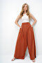 Tile Double Pocket Draped Loose Cut Woven Trousers Alc-X13879 - 5