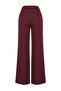 Bordo Wide Leg/Geniş Paça Pilili  Pantolon TWOAW22PL0475 - 12