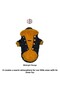 Waterproof Midnight Design Dog Coat - Small Breed Raincoat Clothing - 5