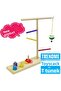 Trendme Wooden Bird Brain Ring Perch (Sultan, paradise, dialogue, etc.)