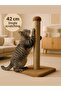 Plush Woven Soft Single Cat Scratching Board 42 cm 100% Natural Jute Rope