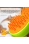 2Pcs Steam Cat Dog Comb Pet Comb Puppy Washing Brush Hairball Collecting - 3