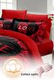 Valentine's Day Cotton Satin Double Heart Duvet Cover Partnership Lover - 6