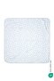 Bebe Marin Seashell Muslin Baby Blanket Blue 120X120 cm - 4