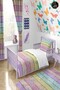 Colorful Stripe Butterfly Patterned Duvet Cover Set TLAN-292