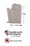 Simple Set of 3 Kitchen Apron Set with Adjustment Hanger and Pocket (2 GLOVES) Chef Waiter Cafe Cook Barista - 6