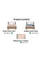 Single Duvet Cover Set (120x200 with Elastic Sheets) 100% Cotton 63 Wire White - 2