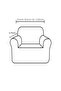 Bürümcük Single Seat Cover. Without Skirt Stretch Flexible Rubber Berjer Pouch - 3