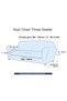 Velvet Seat, Sofa, Sofa Bed Cover, Seat Cover (3 Seater) - 3