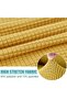 Lycra Stretch Elastic Flexible Square Pattern Armchair Single Seat Cover Sofa Cover - 6