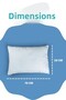2 Pieces Antiallergic Silicone Pillow 50x70 800 Gr - 3