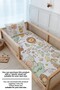 Montessori (Without Sheets) Duvet Cover Set 100X200 cm - Iconic Series - Cute Zoo - 4