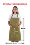 4 Simple Adjustable Strap Kitchen Aprons - 5