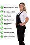 4 Simple Adjustable Strap Kitchen Aprons - 4