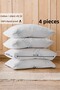 Terry Cotton Cotton 4-Piece Zippered Liquid Waterproof Silent Pillow Protector Mattress Cover 50X70 cm