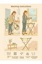 بطانية أطفال من الموسلين مكونة من طبقتين وبطانية كريمية - 3