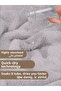 4 - Pcs Premium Hand Towels (50x90cm ) 600 GSM 100% Combed Cotton - 4
