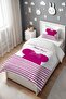 Glittering Minnie Patterned Single Baby Kids Bedding Set - 3